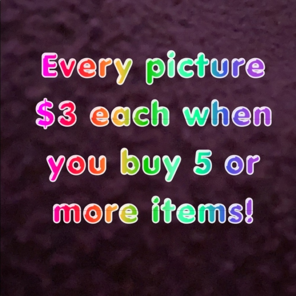 🔥 Every pic $3ea wyb 5 items